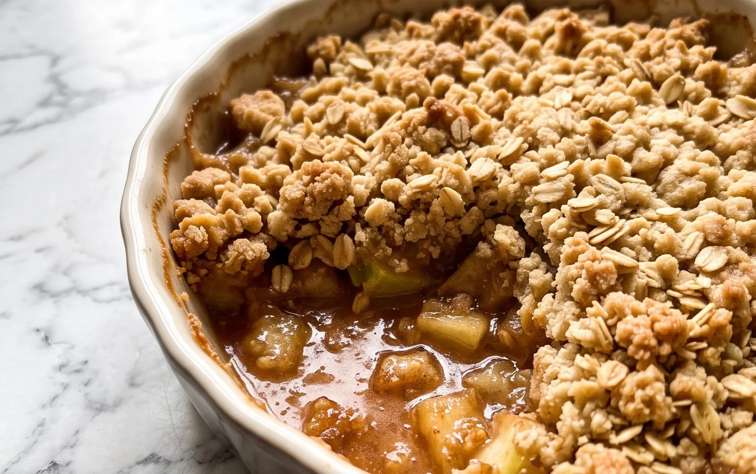 Apple Crumble: Knuspriges Apfel-Dessert – Einfach lecker