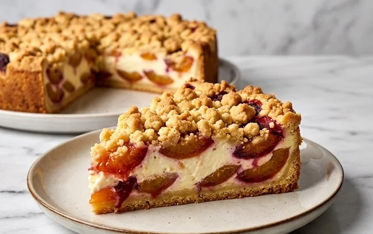 Mirabellenkuchen mit Schmand & Streusel: Saftig, süß!