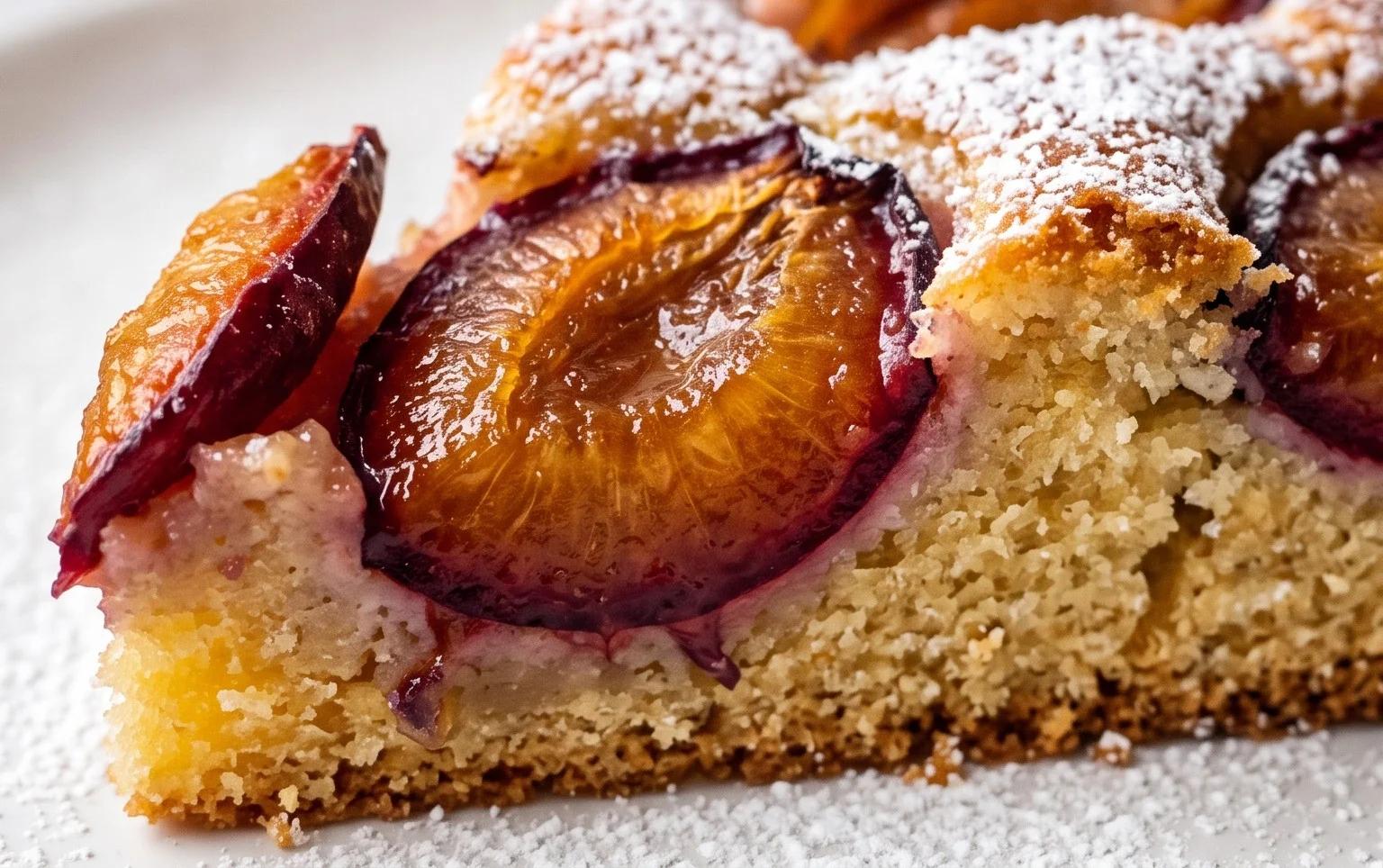 Französischer Pflaumenkuchen
